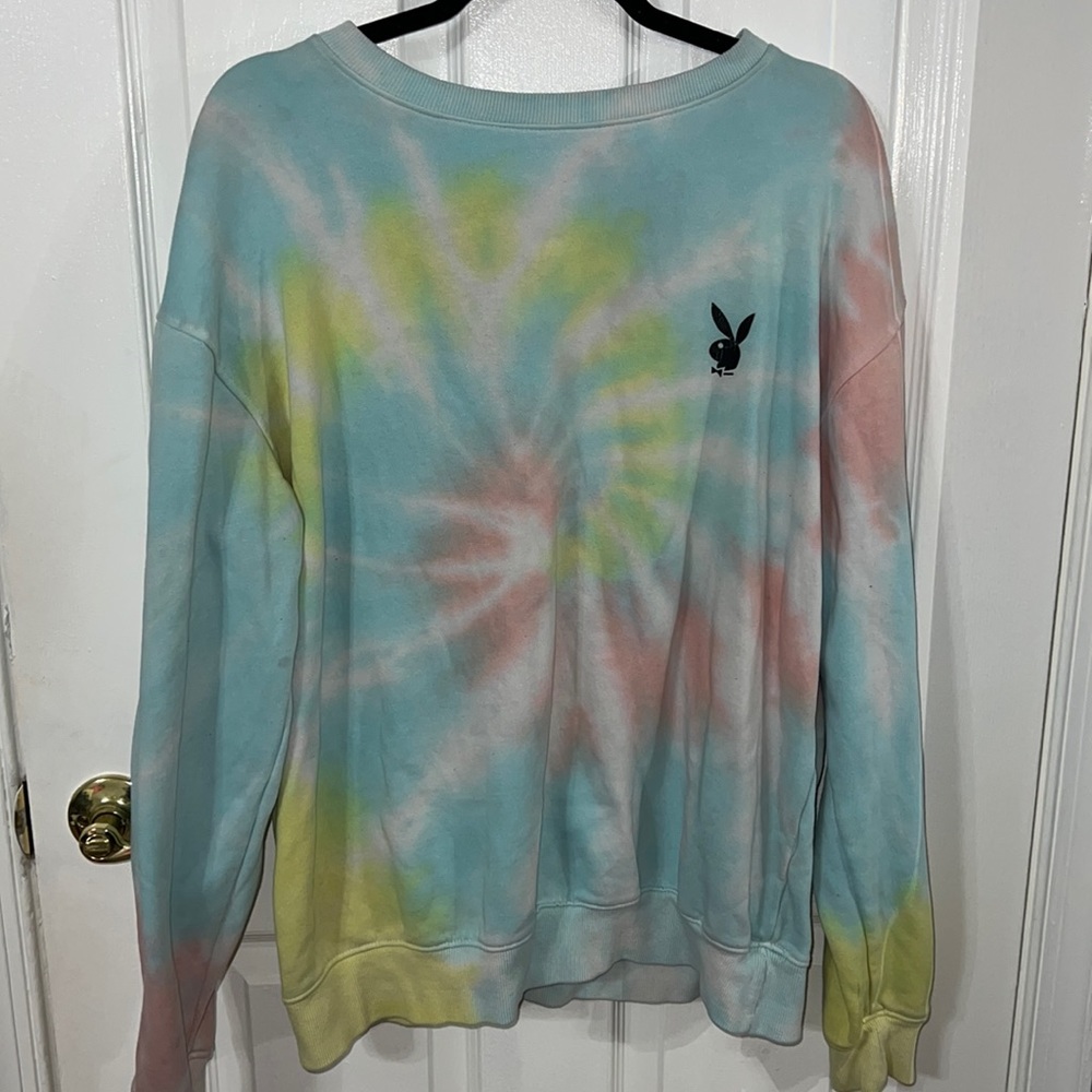 Playboy Tie-Dye Sweatshirt | Size: M